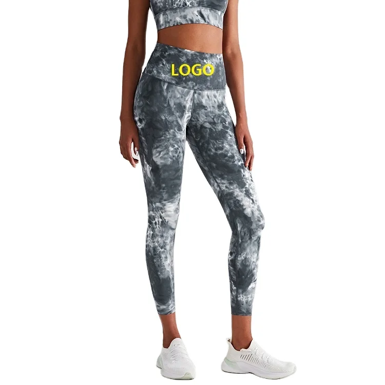 

Women's Stylish Tie Dye Leggings Skin Tight Booty Scrunch Tummy Control Lifting Legging Camel Toe Girls Yoga Pants Tie-dye, Multi color optional