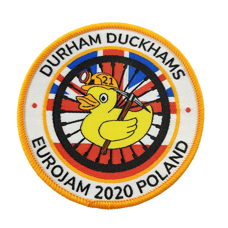 
Factory Wholesale Custom Patch Badge Patch Woven Clothes Label For Clothing 