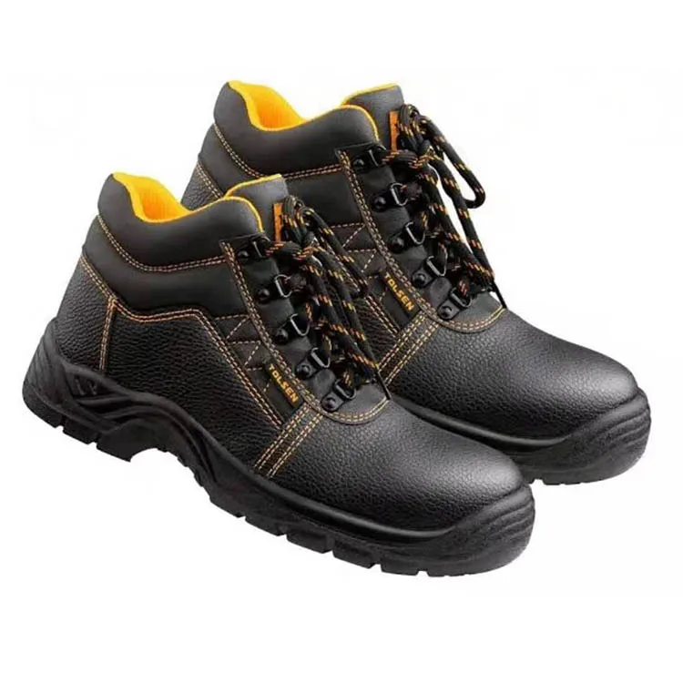 

Leather Steel Toe Steel Midsole Construction Mining Work Safety Boots