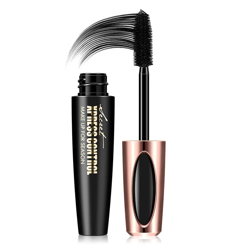 

Makeup Eyelash Mascara Eye lash Black Waterproof Volumizing 4D Silk Fiber Mascara, Balck