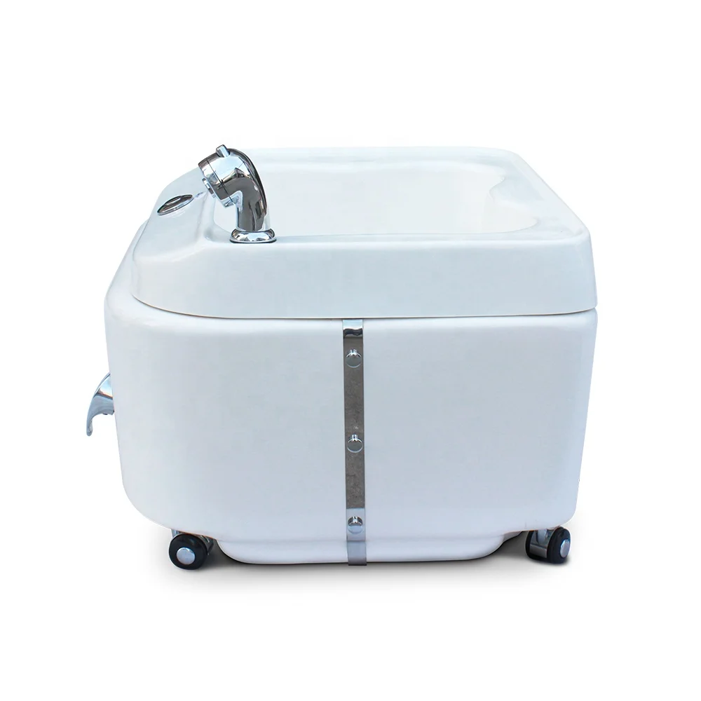 

Wholesale Beauty Nail Salon Furniture Portable Foot Spa Pedicure Tub With Magnetic Pipeless Jet, Various colors available