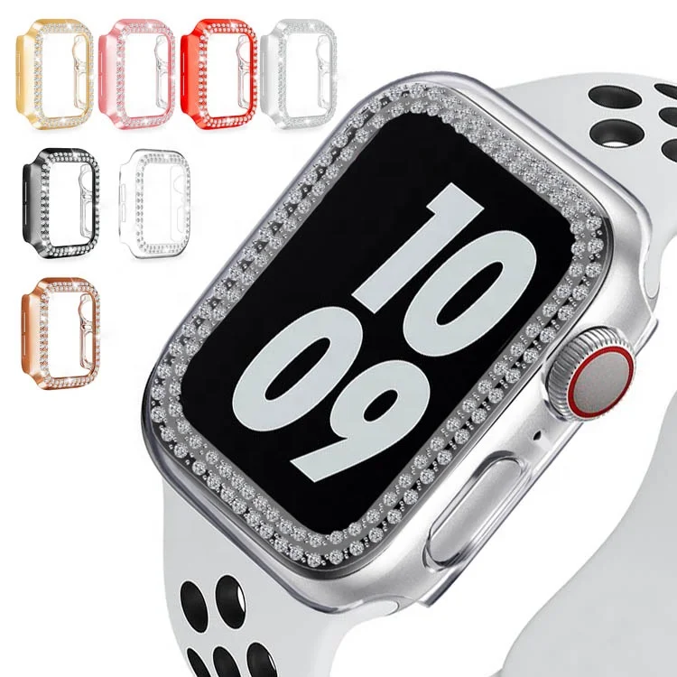 

Bling PC Bumper Electroplating Watch Case for Apple Watch Cover for Iwatch Series 6 5 4 3 2 1