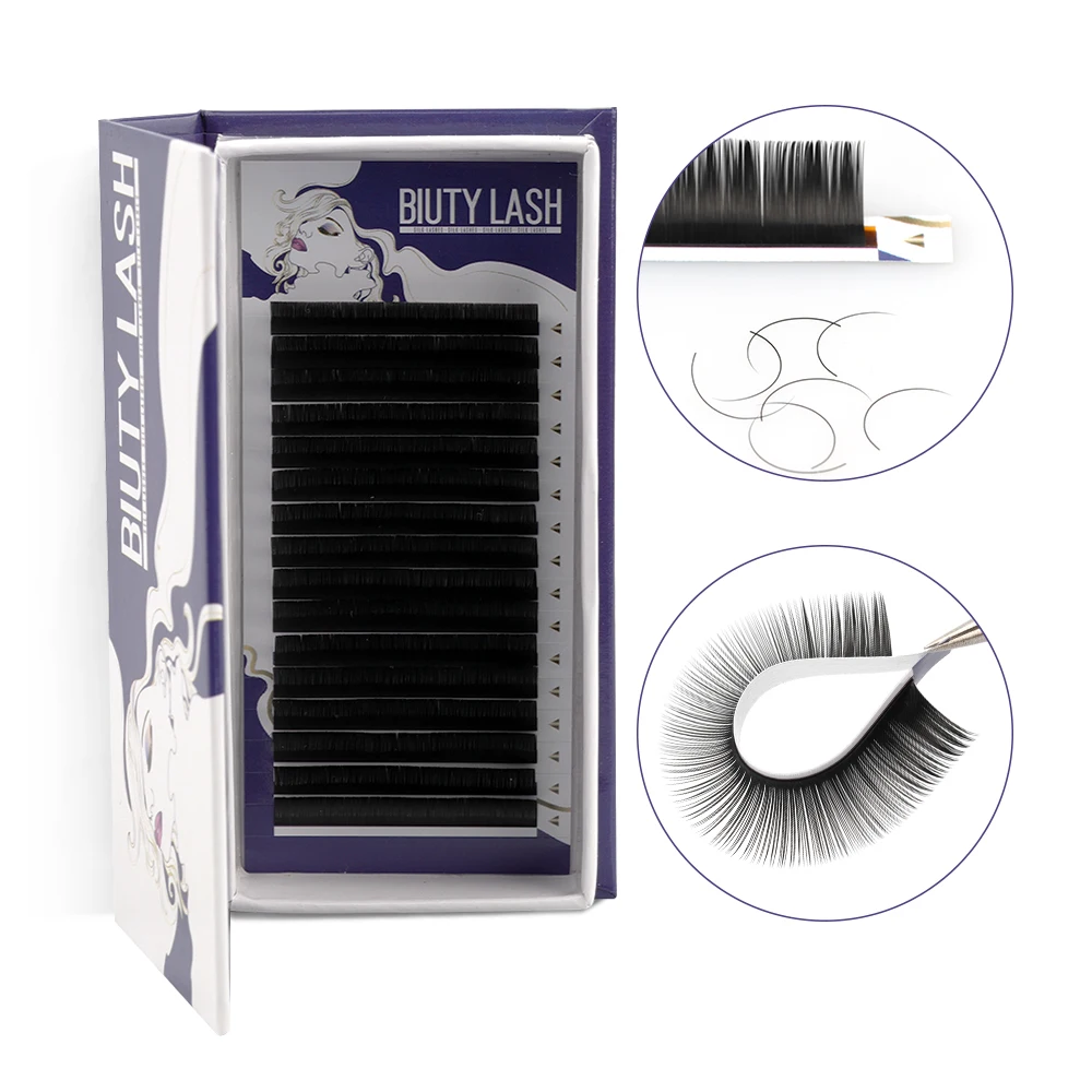 

Wholesale Cruelty Free Own Brand Paper Box Lash Extension Glue False Vegan Mink Eyelash, Natural black