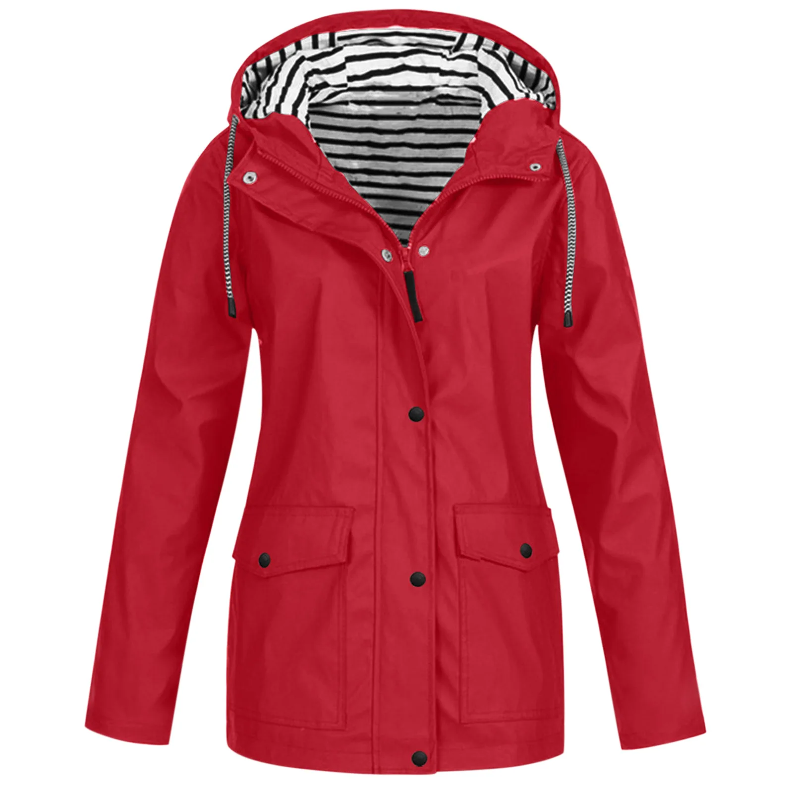

breathing jacket Raincoat Women Lightweight Waterproof Rain Jackets Outdoor Hooded Windbreaker