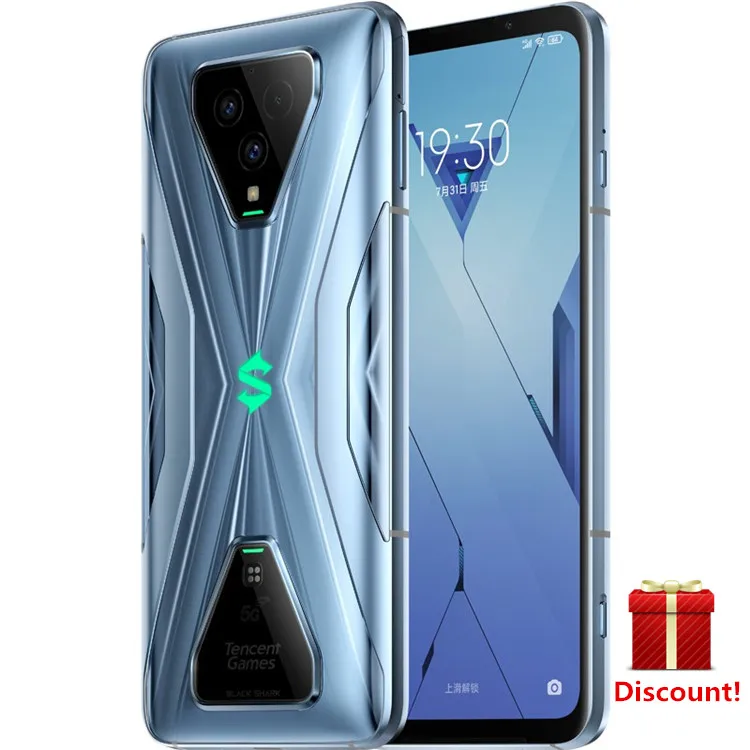 

New For Xiaomi Black Shark 3s Game Phone Snapdragon 865 Octa Core 6.67" AMOLED Screen Mobile Phone 64MP Camera