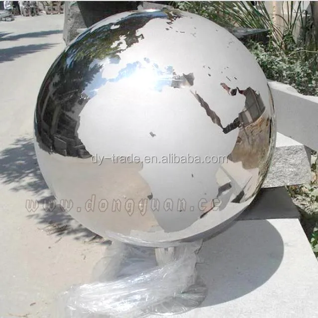 12 Inch  Garden Stainless Steel Gazing Globes