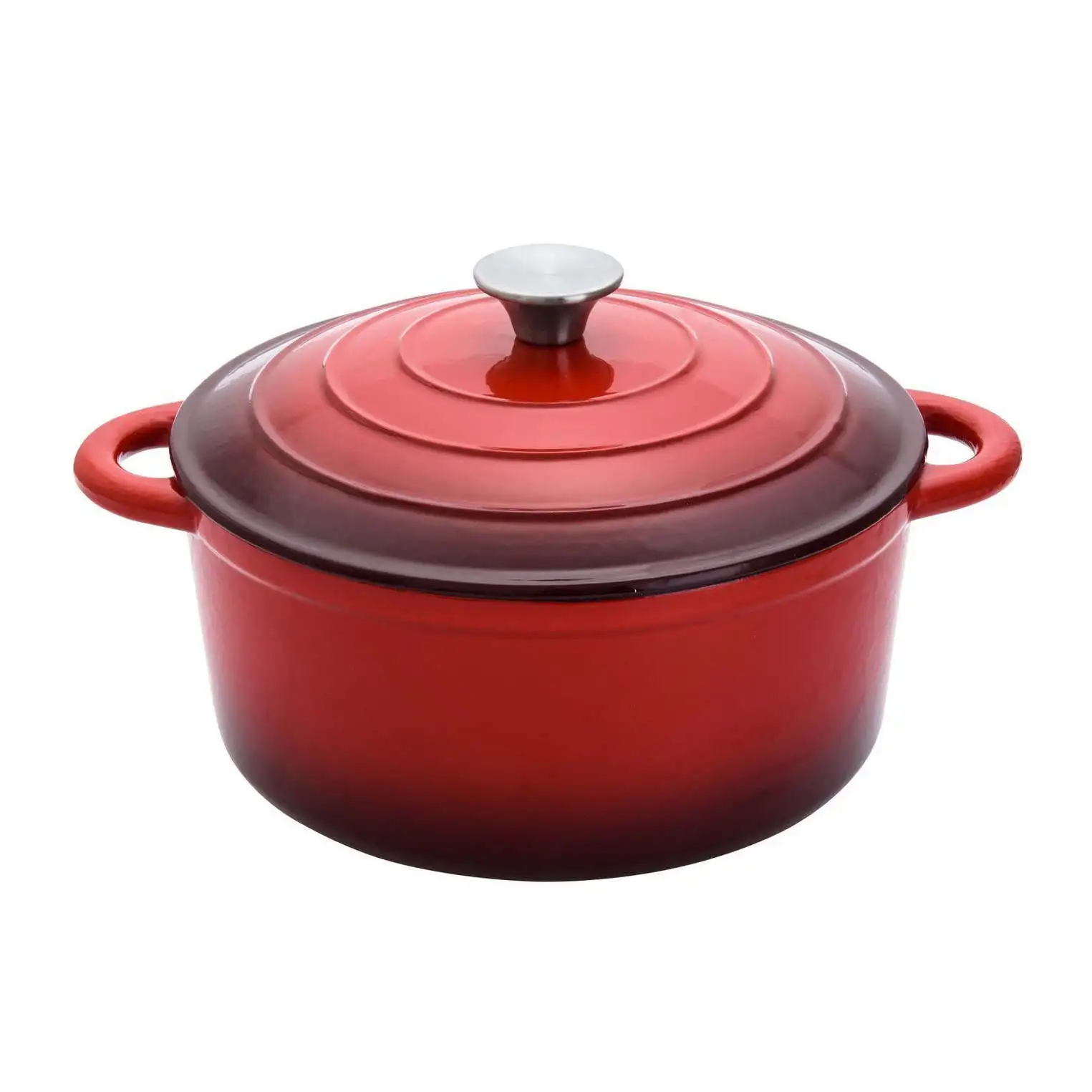 

Wholesale Top Quality Dam 26cm Enamel Casserole Pot Cast Iron Dutch Oven, Red