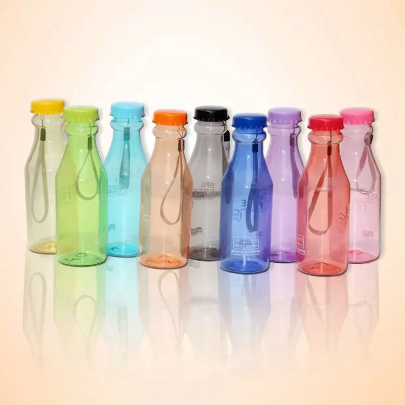

Year-end to promote Cola Shaped Water Bottle Kids Reusable Leakproof Plastic Wide Mouth Large Big Drink Bottle BPA & Leak Free