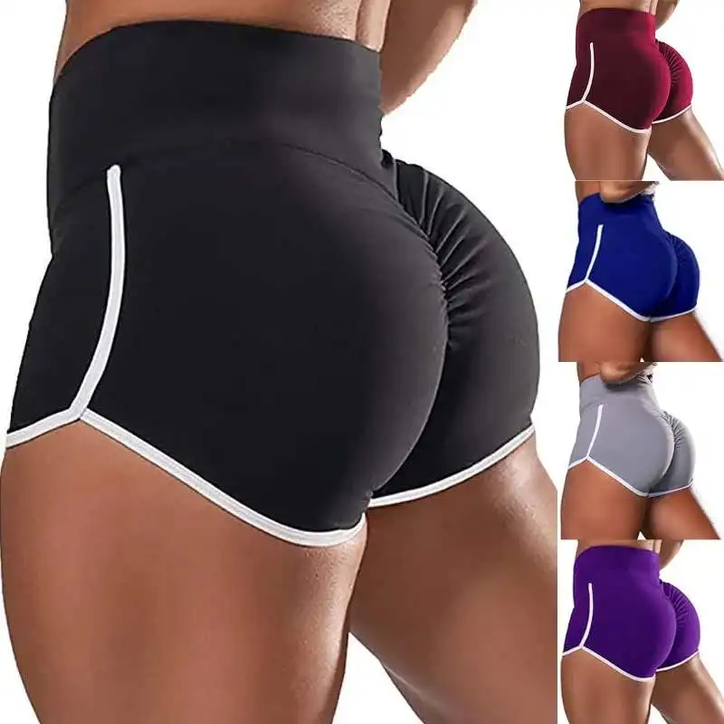 

Fashion Sexy Yoga Shorts Women High Waist Camouflage/Solid Color Skinny Slim Lift buttock Fitness Gym Running Sports Shorts