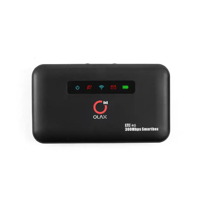 

Mobile CPE OLAX MF6875 4G Hotspot Router 4G LTE Wireless WiFi Route 300Mbps RJ45 Port Router Forwarding Used, Black