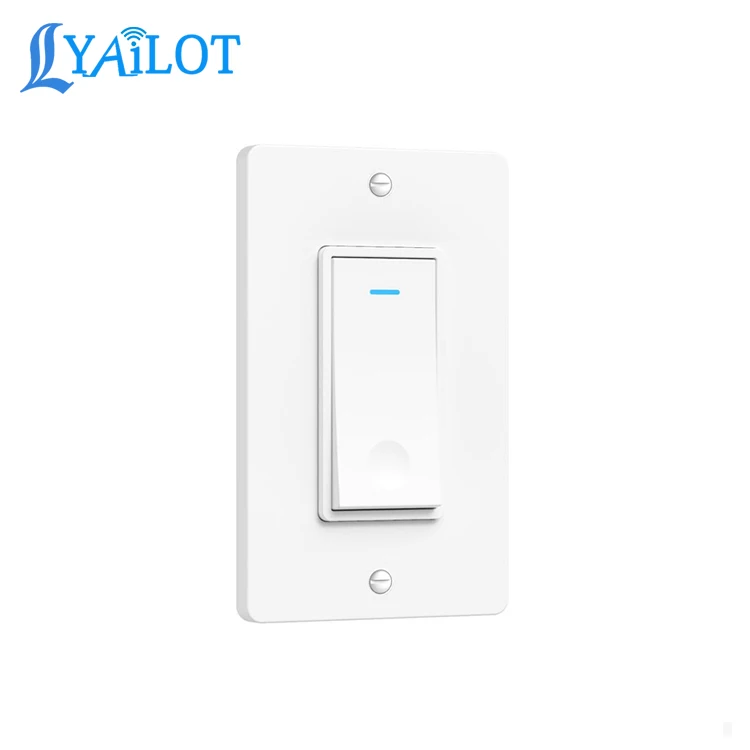 Factory hot sell Amazon alexa compatible smart electric switch remote control switch us wifi light on off switch