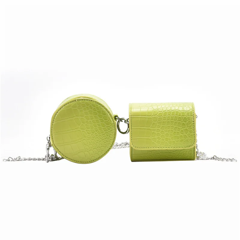 

Factory Direct Leather woman crossbody Sling Bags Purse shoulder Creative chain Mini Lipstick Bag, 1color