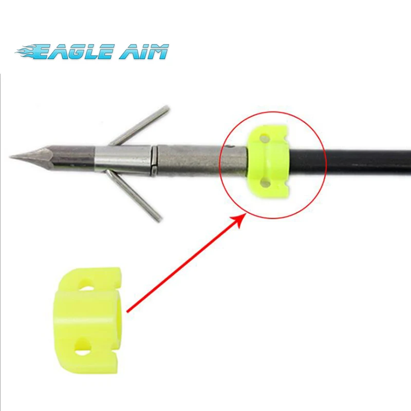 

Bow fishing Fish Shooting Arrow Slider Tied with Safety Ropes For 8mm Hunting Shooting