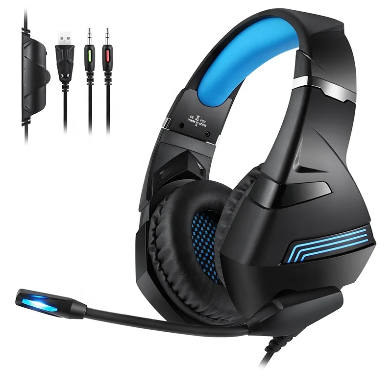 

A2 Genius Fone De Ouvido Headphones 3.5 Wire-Controlled Led Gamimg Headset