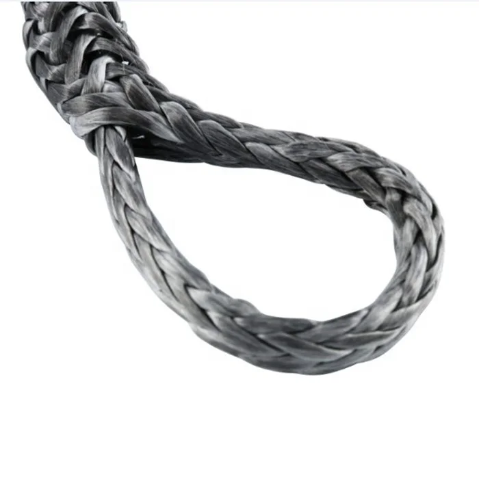 hot deals strong and easy to use soft shackle boat accessory kinetic tow rope and synthetic winch rope