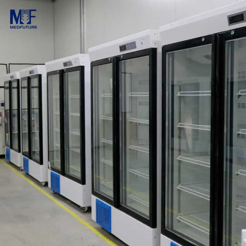 
MEDFUTURE Medical Vaccine Storage Refrigerators 400L -10~-25 Degree Vertical Freezer for Hospital 