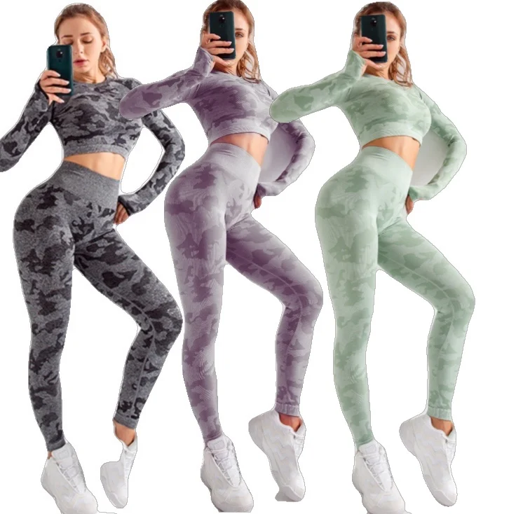 

Women Custom Printed Gym Fitness Compression Cotton Rich Workout Sport Seamless Tights Leggings Pants Yoga Clothes, Picture color