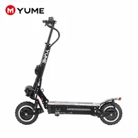 

China factory 3200w e scooter dual motor foldable 11inch fat tire two wheel adult electric scooter with seat