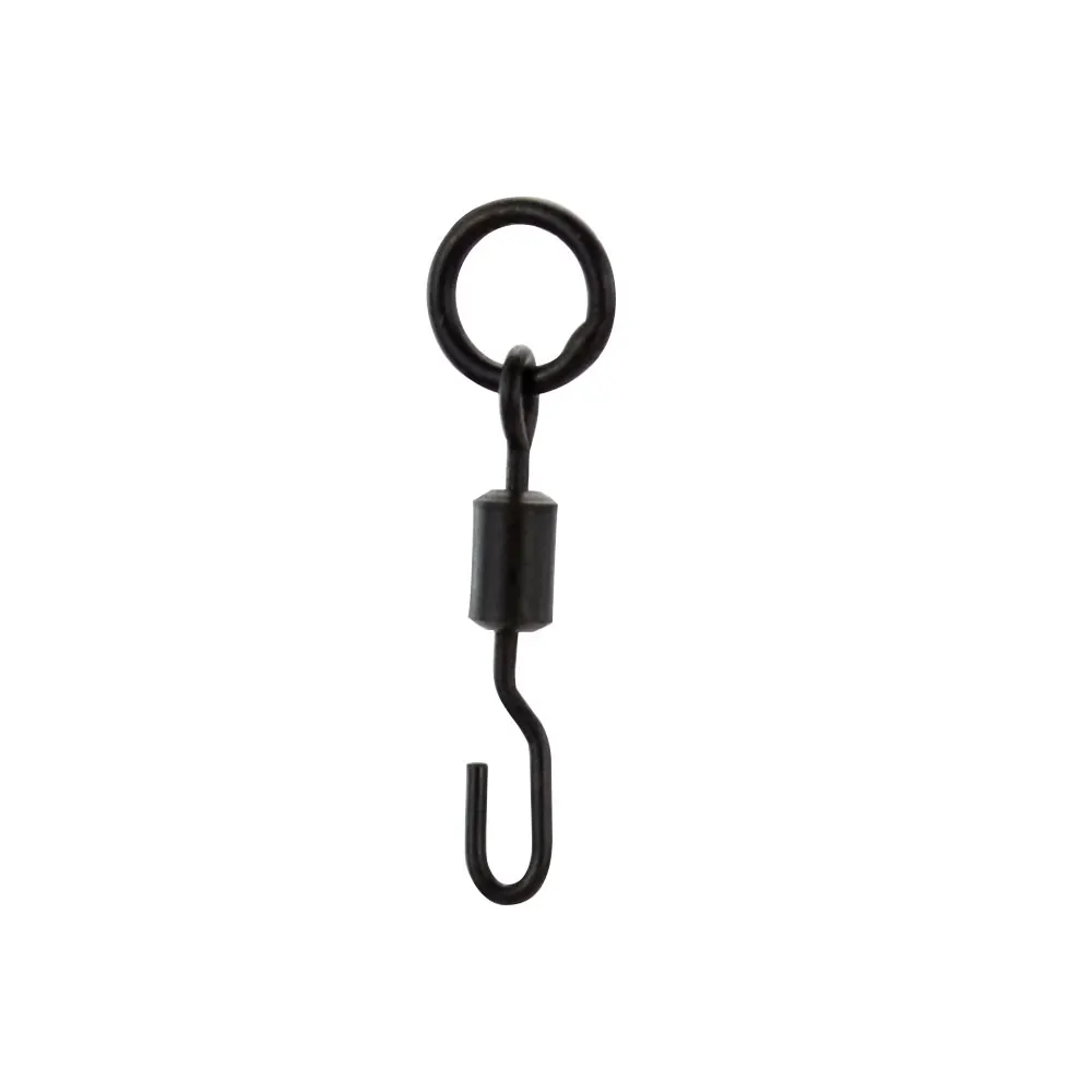 1000 Piece Hirisi Carp Fishing Swivels Snaps with Solid Ring Quick Change Fishing Hook Swivels Accessories AE008