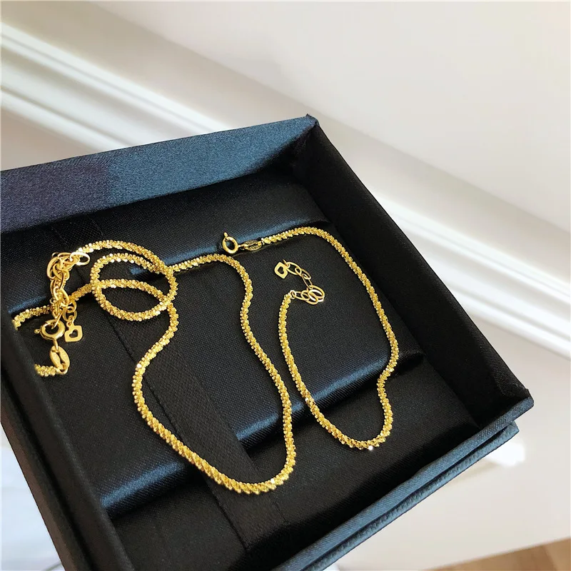 

2021 fashion gold plated chain stainless steel necklaces for women