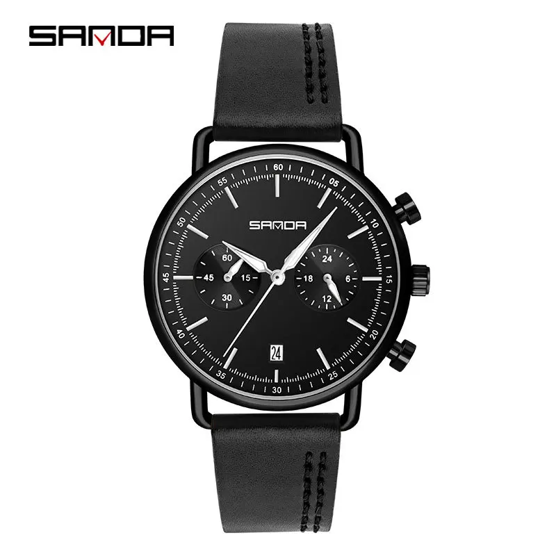 

New fashion trend with small three needle men's quartz watch creative personality men's Watch