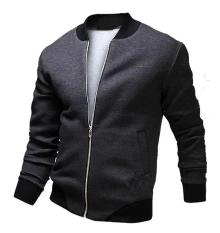 

Casual Streetwear Hip Hop Slim Pilot Coats Soft Shell Overcoat mens bomber jacket