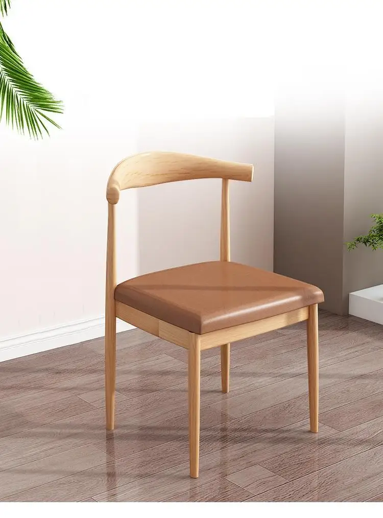 Hot sale restaurant wooden dining chair modern minimalist dining room wooden dining chair
