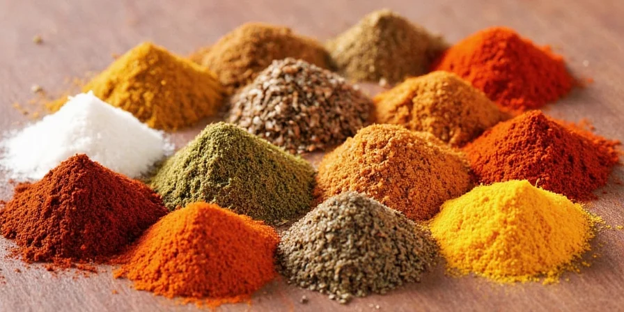 A collection of Indian spice jars
