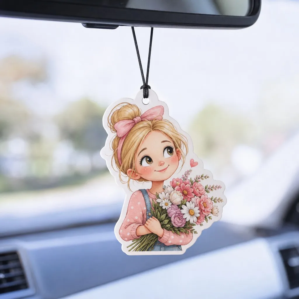 Car Rearview Mirror Hanging Scene