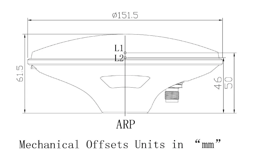 Bynav BY400 GPS BDS GLONASS GALLILEO BY682 C1 T1 X1 RTK GNSS антенна для наблюдения