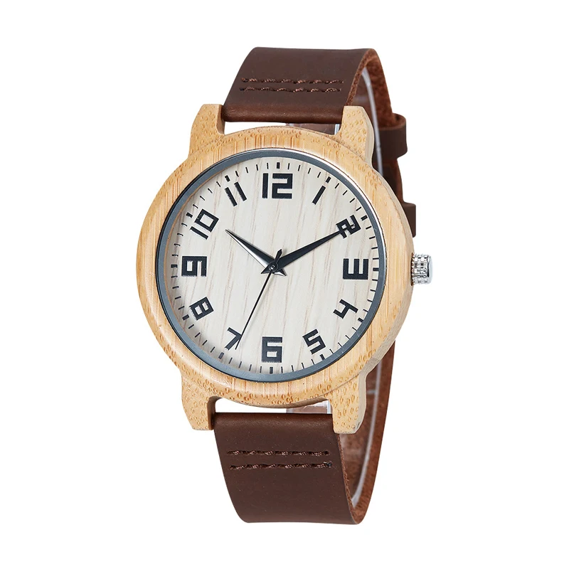 

Amazon Top Sales Wood watch customized logo wooden watches for men and women simple style new fashion trend