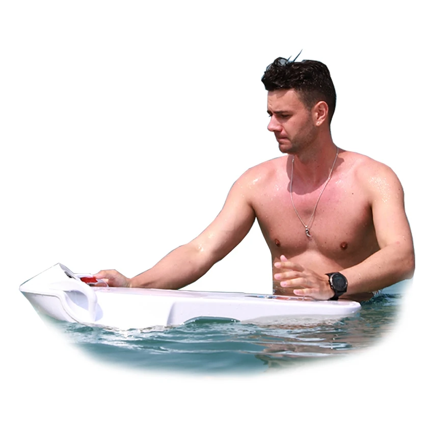 

Electric Surfboard With Motor For Adult,Sea Surfing Smart Paddle Water Powered Floating Board For Assist Swimming,Surfing, White and orange