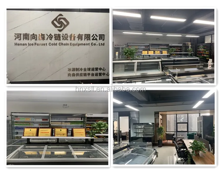 Combined Wholesale Commercial Deep Display Counters Island Freezer Supermarket Refrigeration Equipment