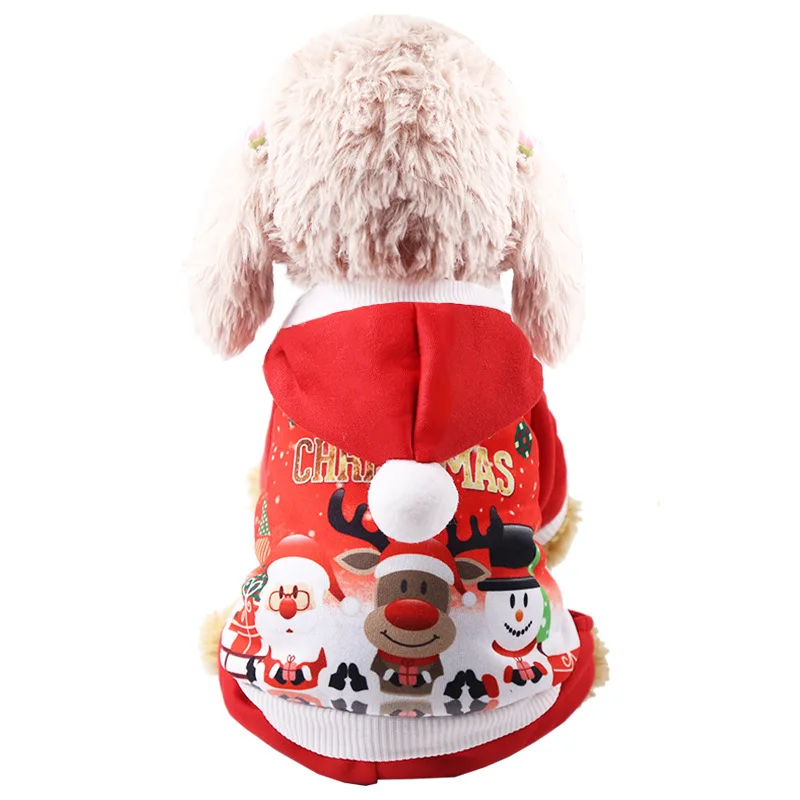 

Amazon Supplier Wholesale High Quality Christmas Cute Warm Pet Dog Outfits Apparel Clothes