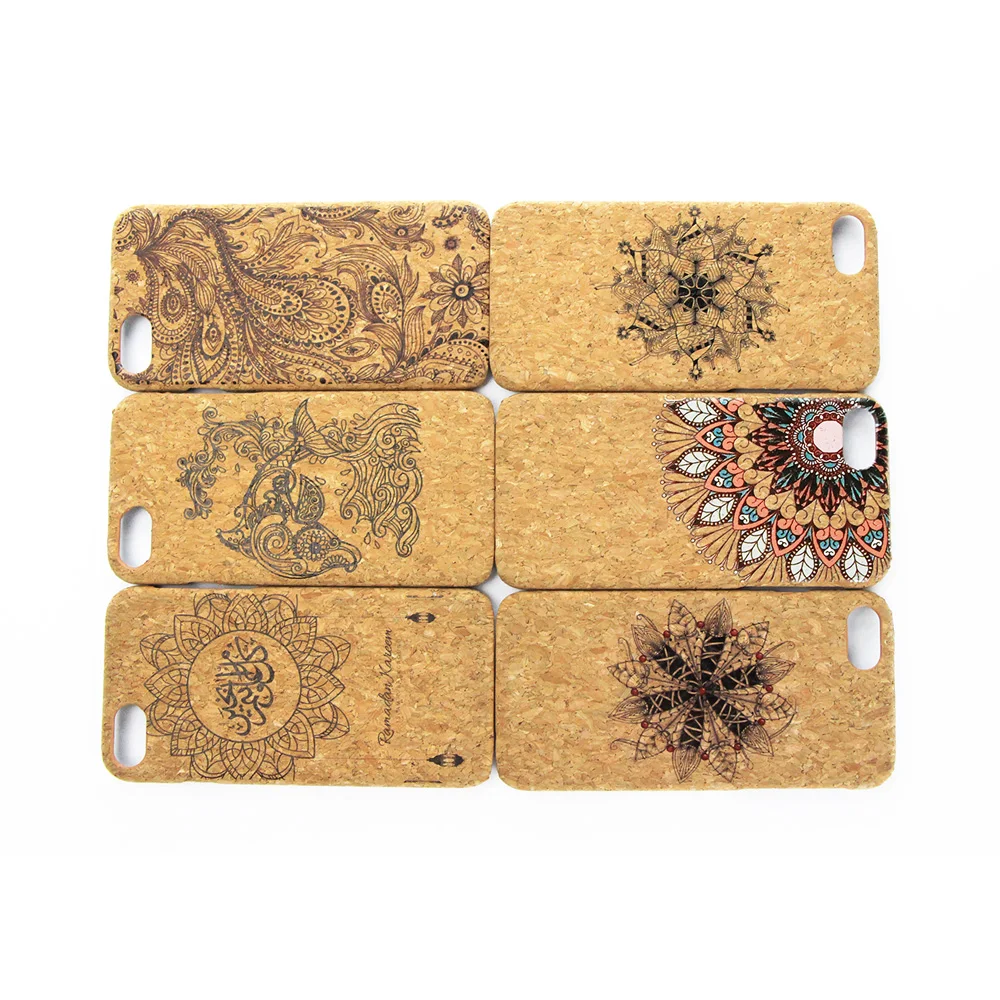 

Factory Recycled Biodegradable Natural Cork Wood Cell Phone Case for iPhone