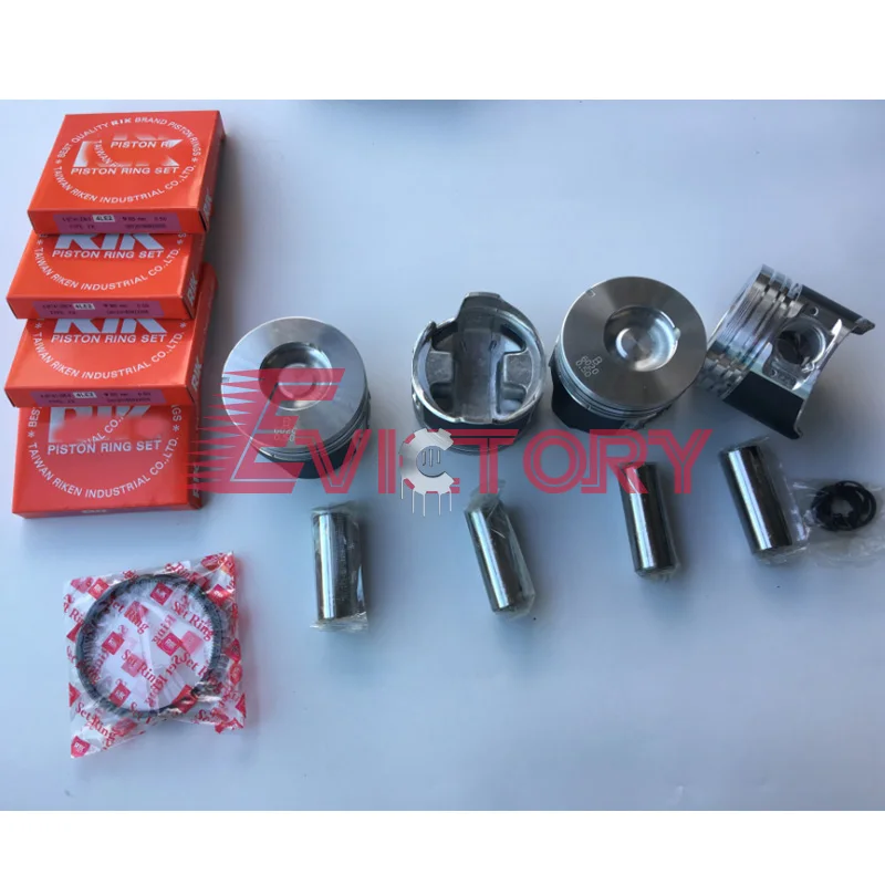 

For Isuzu 4LE2 4LE2X rebuild overhaul kit gasket bearing piston ring 0.50MM