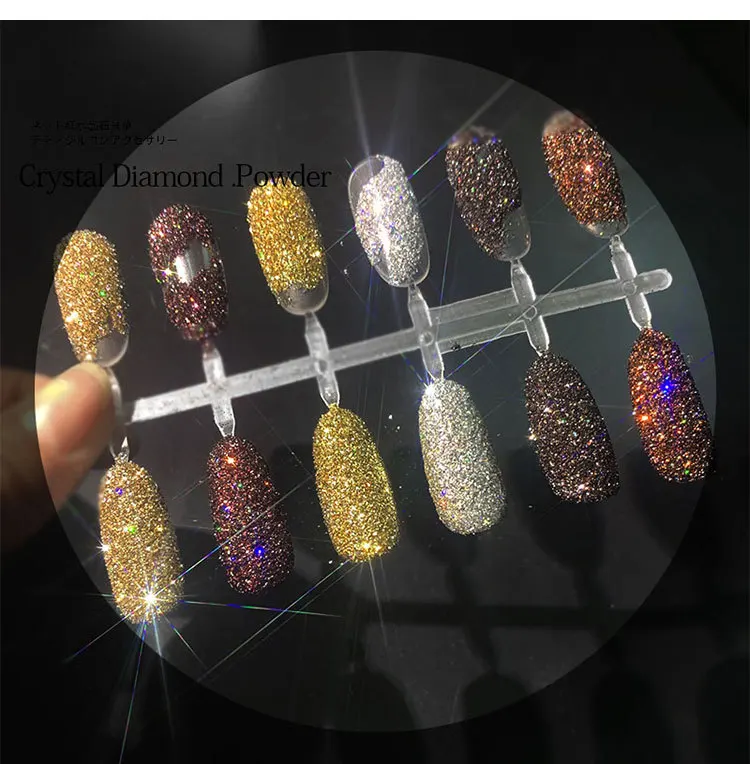 

Hot! 6 Colors Coffee,Gold Bundi Diamond Glitter Powder Nail Supplier 1000g/bag Cosmetic BundI Glitter Powder FD2020042901