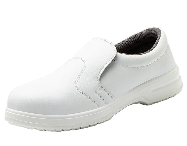 

Insulation White nurse safety shoes genuine Leather Waterproof Steel Toe work shoes