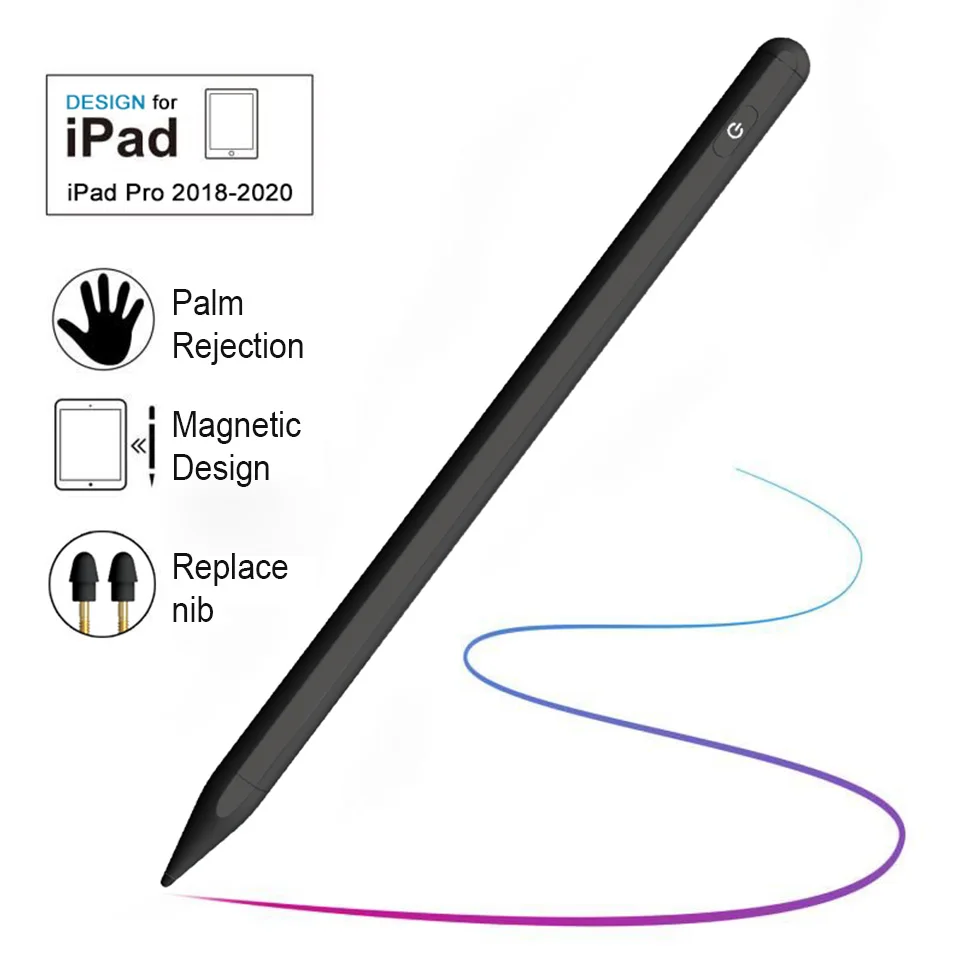 

palm reject stylus pen for ipad p3 pro active pen with logo