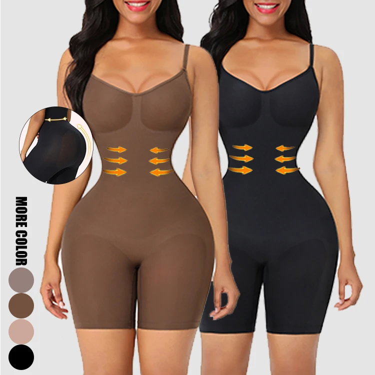 

Wholesale Long Length Seamless Waist Tummy Control Slimming Full Body Shapers Women Hip Shapewear Bodysuit High Waist Butt Lift