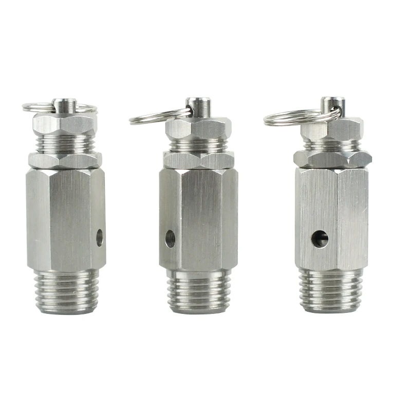 304 Stainless Steel Pneumatic Parts Safety Valve Relief-Pneumatic Safety Valve