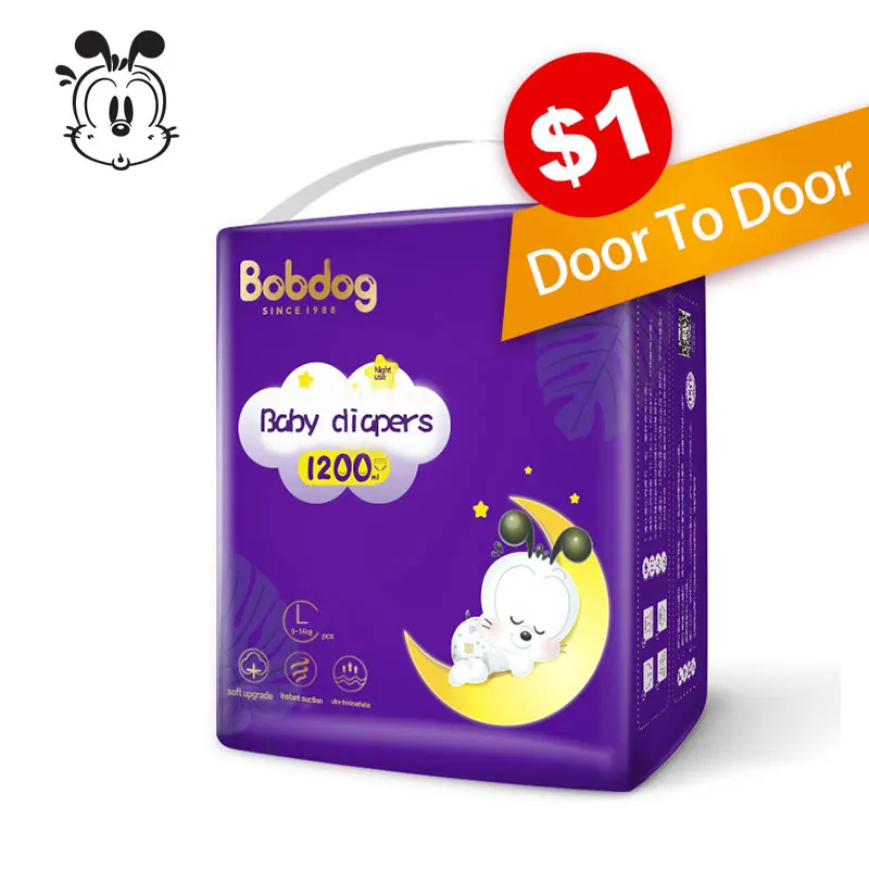 

Wholesale no washable Absorption 1200ml disposable baby diapers at night