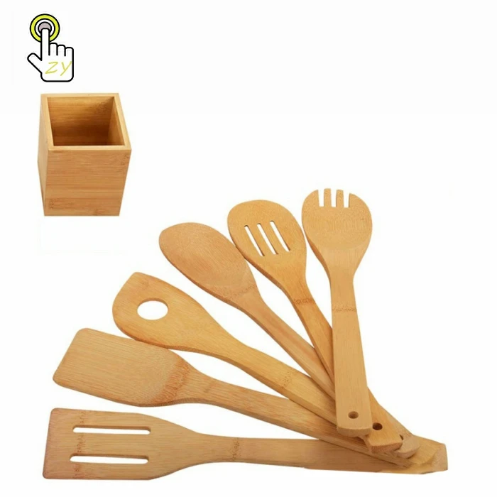 

Wholesale Eco-friendly Natural Custom Wooden Spoons / Wooden Salad Spoons