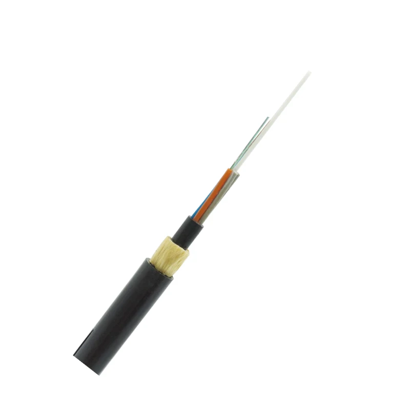 Custom Light Weight And Small Diameter Reducing 2-288 Cores ADSS Optic Fiber Optic Cable For Overhead