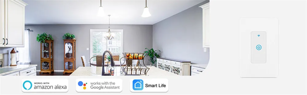 1GANG US Zigbee Switch/Smart Wireless Wall Light Switch Touch Switch - ANKUX.COM