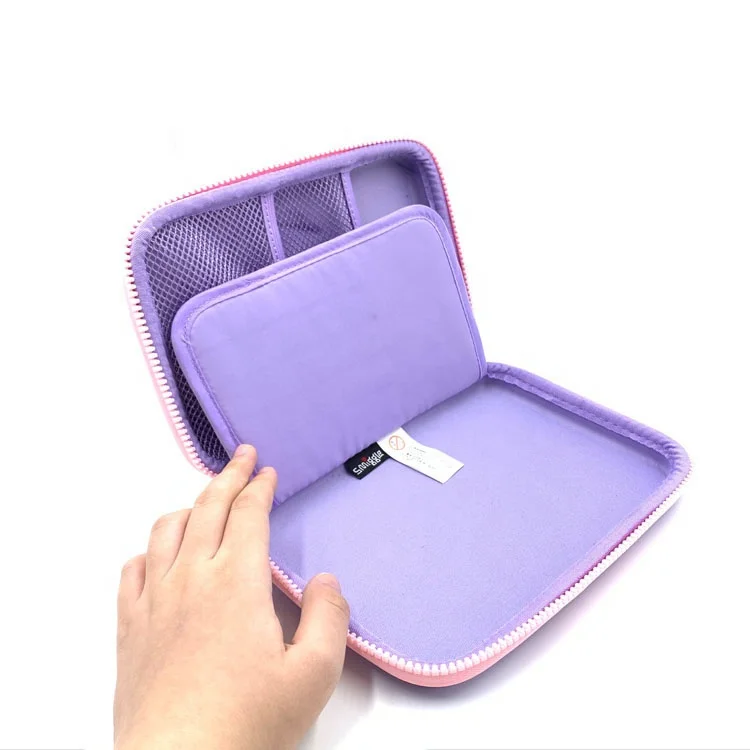 
Cute unicorn 3D Pattern Double Zipper EVA Smiggle Pencil Case For girls Custom Cartoon Pencil Box 