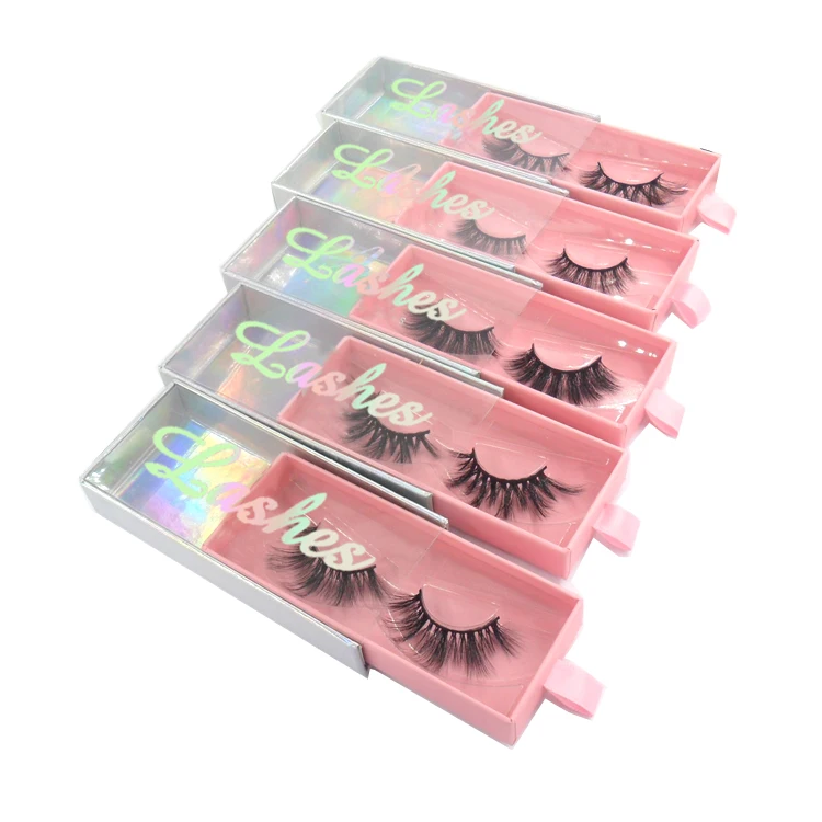 

Mink Lashes Cruelty Free 3D Mink Eyelashes Packaging Box For False Eyelashes faux lashes, Black