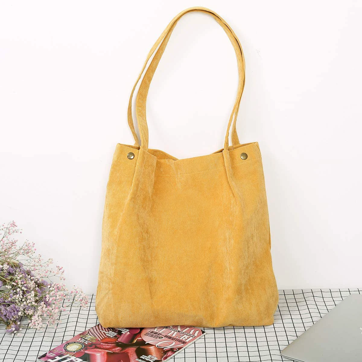 

Custom Logo Printed Organic Calico Shopping Canvas Tote Bag 100% Cotton, Blue,white or customized colors