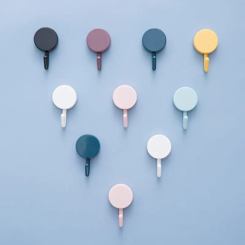 

Adhesive Kitchen Wall Hooks 10 Packs Key Hook Holder Decorative Rack