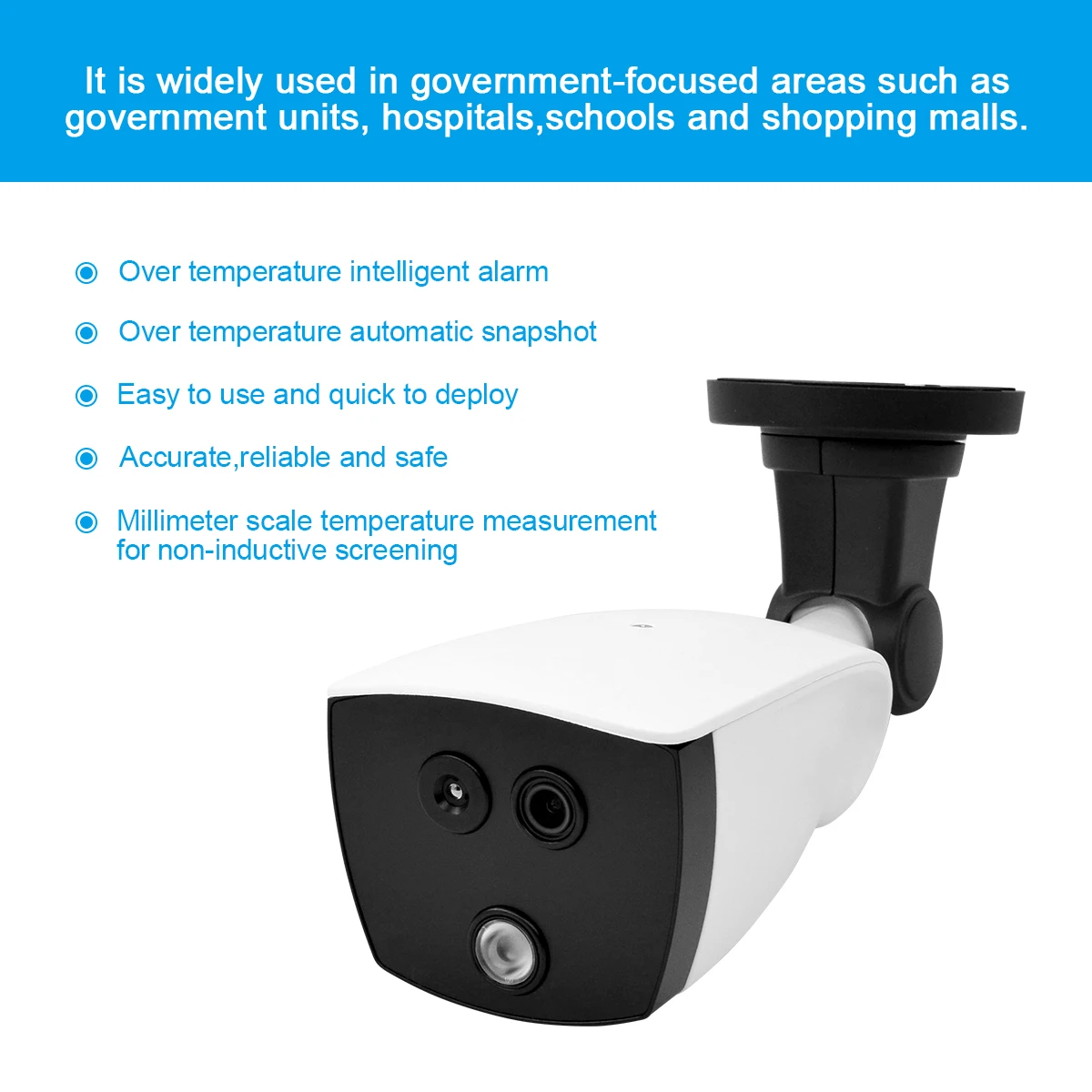 
Infrared Thermal Imager Thermal Imaging Camera CCTV Thermal Camera for Fever Detection 
